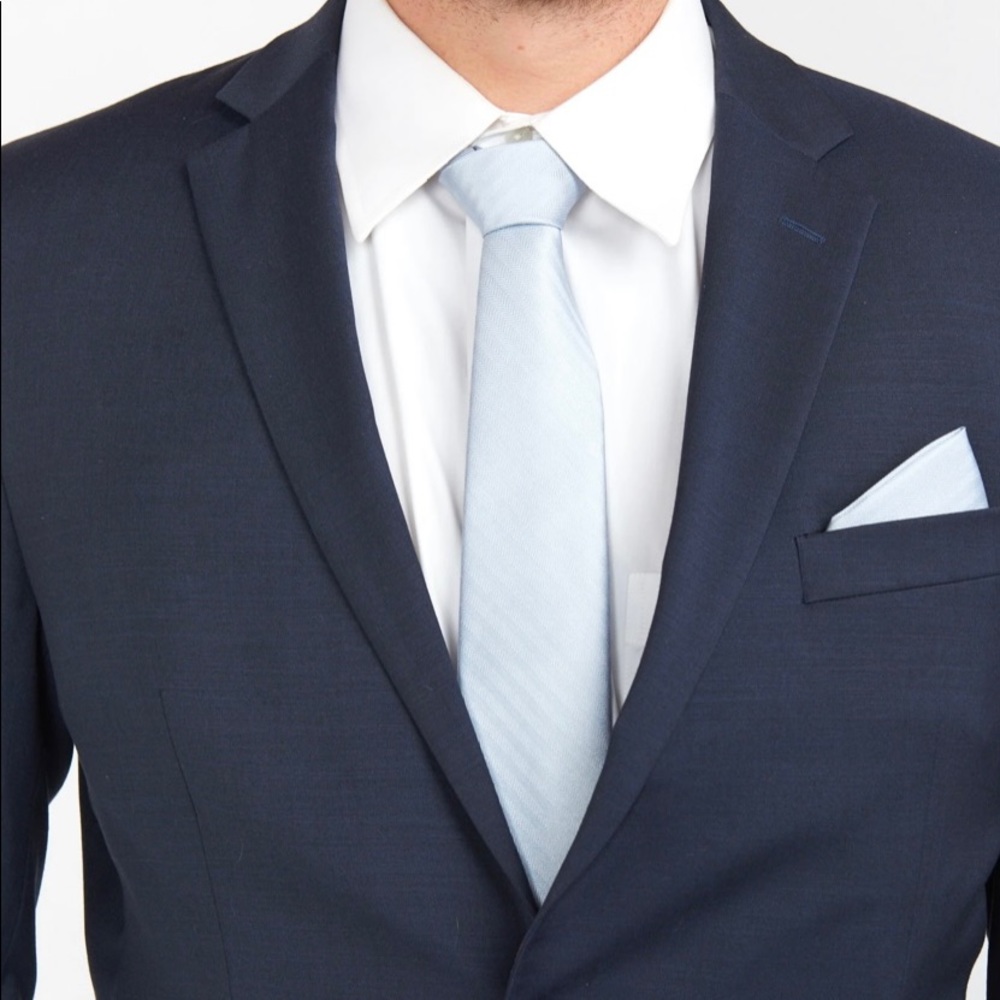 Show me your mumu neck tie is steel blue. New